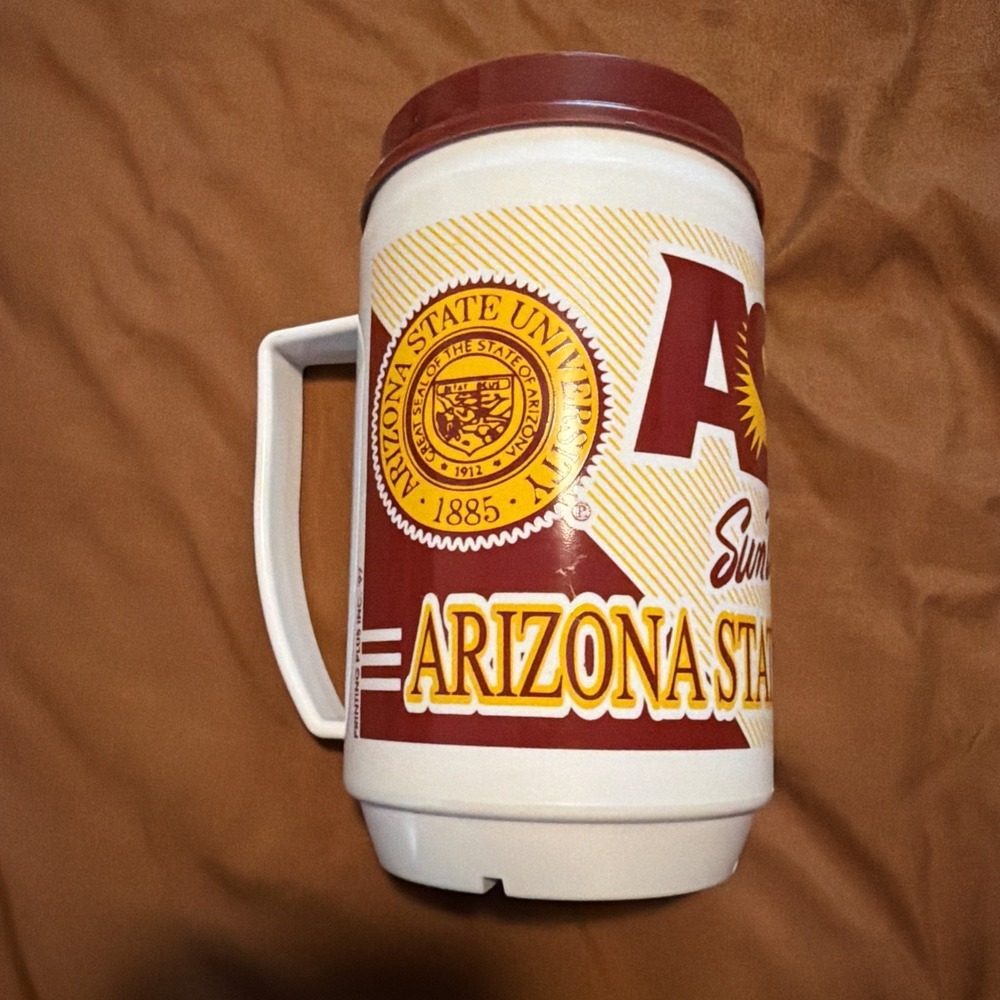 Vintage Arizona State University Sun Devils Insulated Travel Mug USA